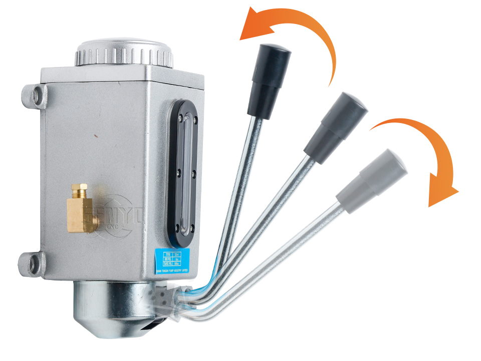 Handheld Lubricator with 6mm & 8mm Outlet Low Pressure Piston Oil Pump