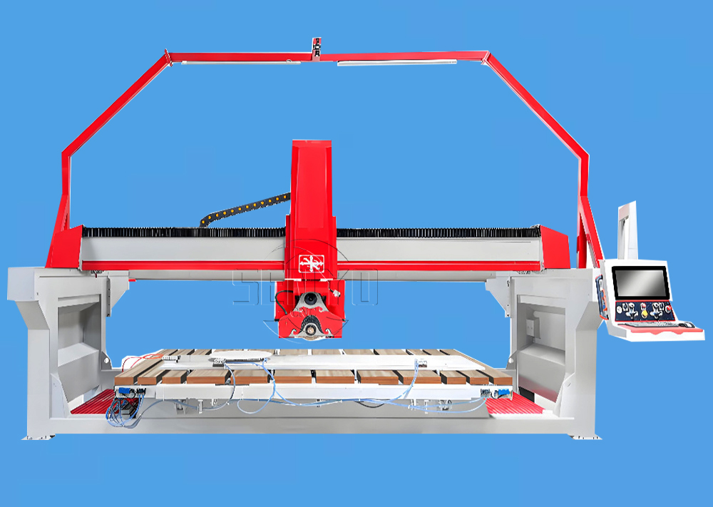 4 Axis Bridge Saw Stone Marble Saw Cutter for Processing Bathroom Countertops