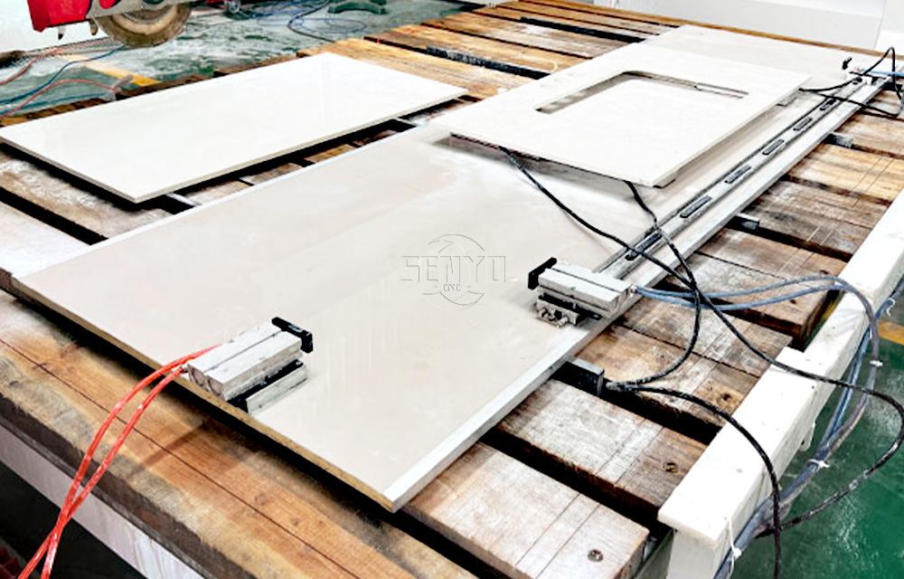4 Axis Bridge Saw Stone Marble Saw Cutter for Processing Bathroom Countertops