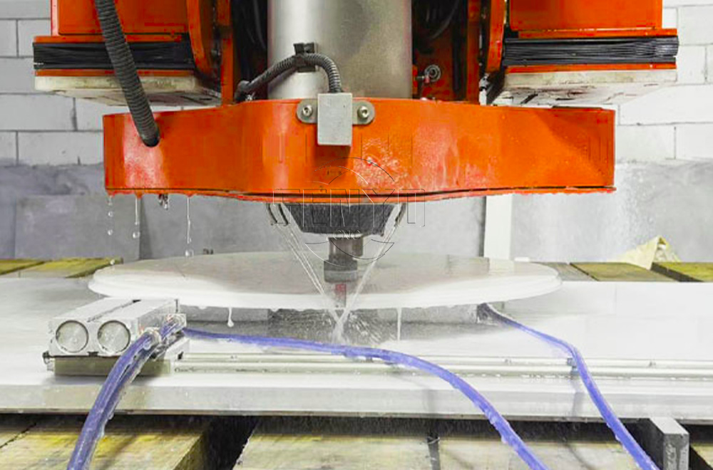 4 Axis Bridge Saw Stone Marble Saw Cutter for Processing Bathroom Countertops