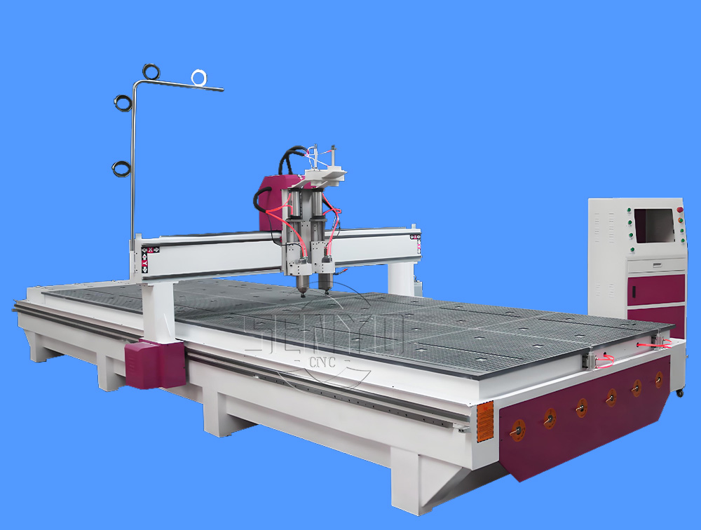CNC Router 2 Heads Wood Craft Acrylic Plastic Engraving Signs Carving