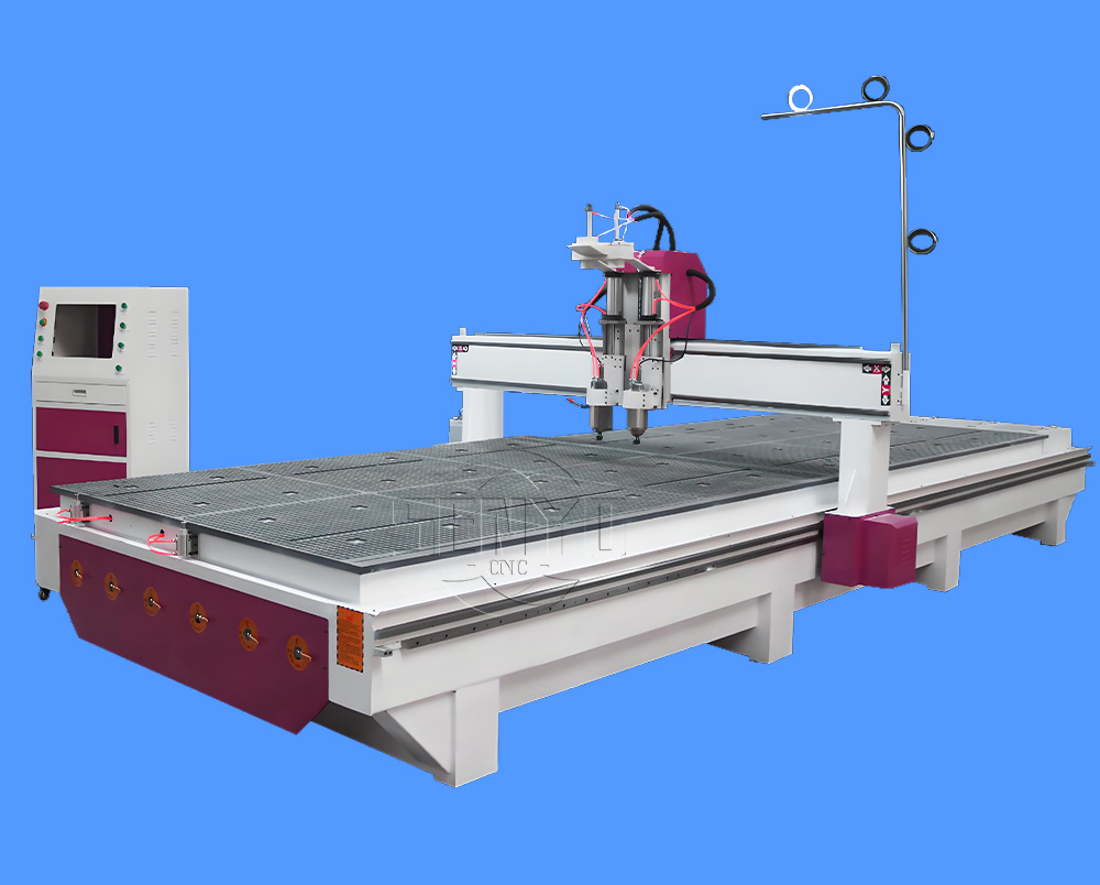CNC Router 2 Heads Wood Craft Acrylic Plastic Engraving Signs Carving