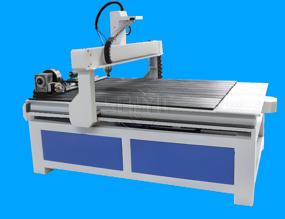 Low Cost 4x5 CNC Router Machine 4th Rotary Axis For Hobby
