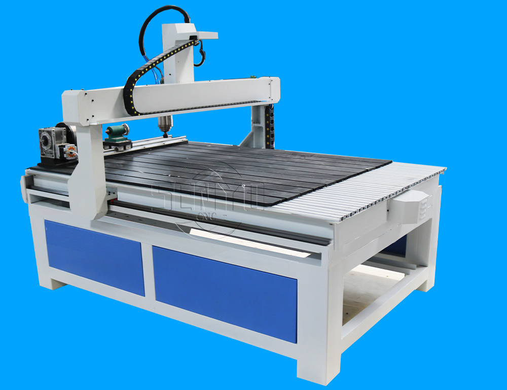 Low Cost 4x5 CNC Router Machine 4th Rotary Axis For Hobby