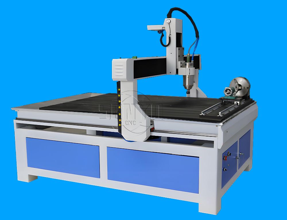 Low Cost 4x5 CNC Router Machine 4th Rotary Axis For Hobby