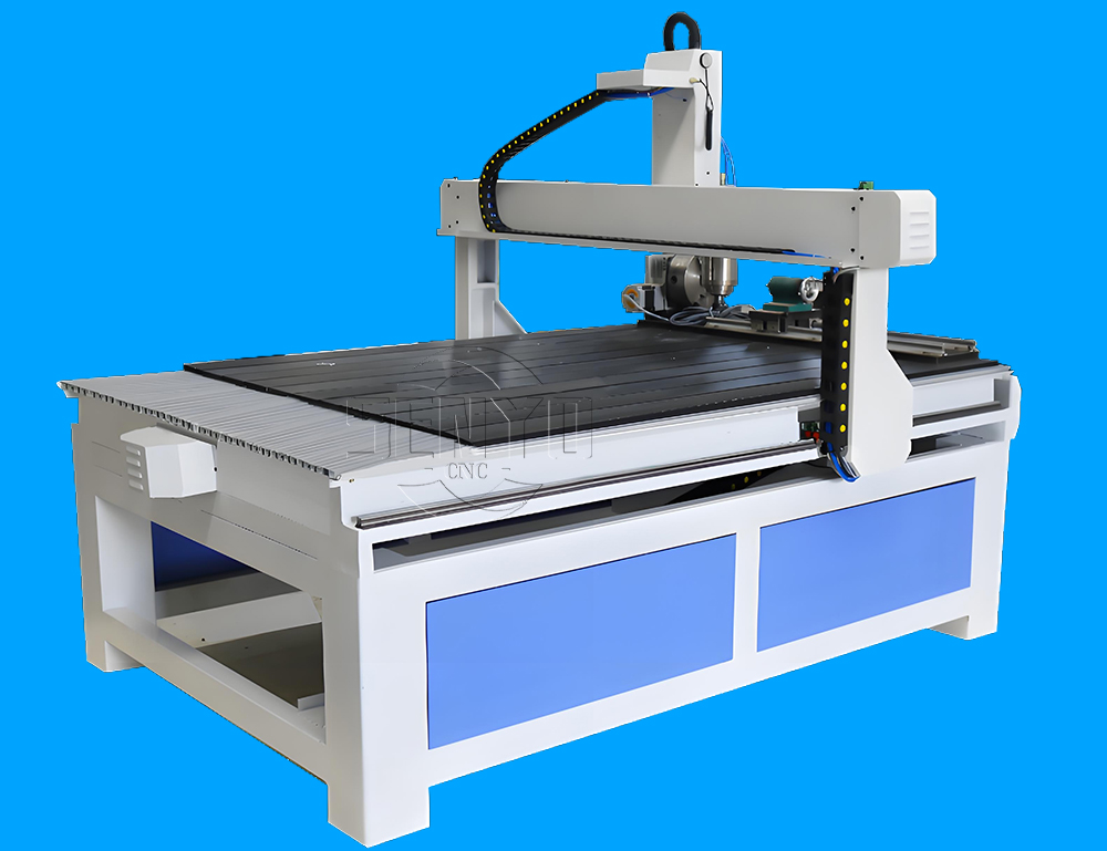 Low Cost 4x5 CNC Router Machine 4th Rotary Axis For Hobby