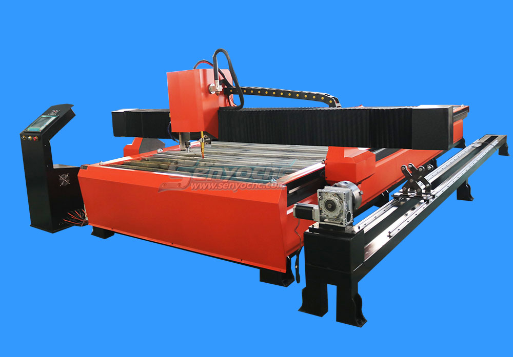 Multi Function Table Cnc Plasma Cutter with Flame Rotary Drilling