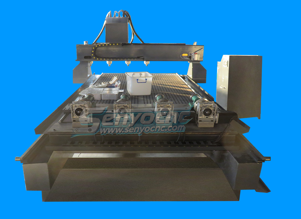 Boost Productivity With 4-Head CNC Wood Router Machine With 4 Rotary Axes