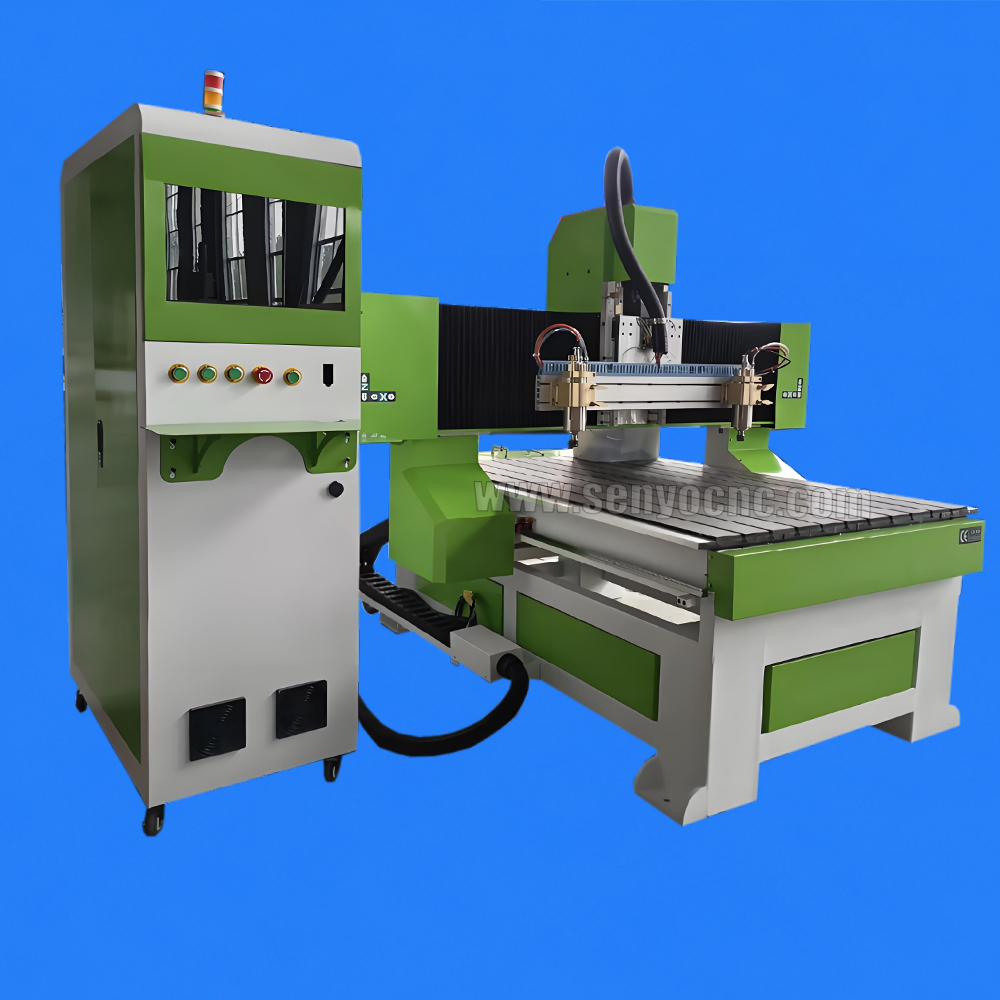 One Holder Dual Spindle Mini CNC Router Machine for Wood, MDF, Acrylic, PVC & Small Parts Batch Engraving
